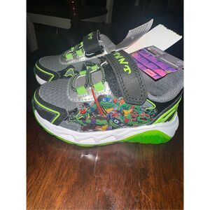 NICKELODEON TODDLER & LITTLE KID TMNT LIGHTED Boy’s toddlers size 7 LIGHT-UP SNE
